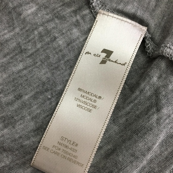 7 for all Mankind gray Cardigan S - Picture 8 of 8